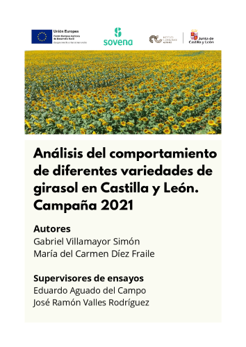 Análisis del comportamiento de diferentes variedades de girasol en Castilla y León. Campaña 2021