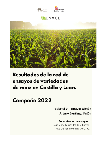 Resultados de la Red de Ensayos de variedades de maíz en Castilla y León. Campaña 2022